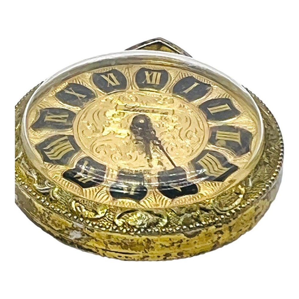 Lucerne Pendant Necklace Pocket Watch. Roman Numerals.Swiss Made.Wind Up.Vintage - Picture 3 of 8